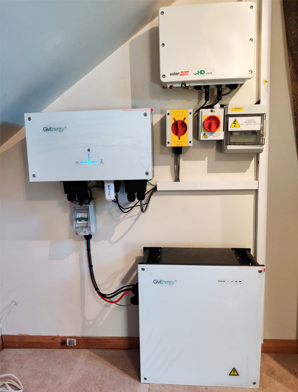 GivEnergy Battery installed