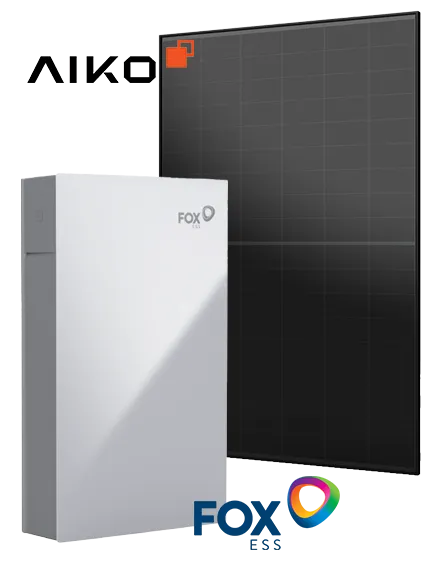 Aiko Panels with FOX ESS all in one battery