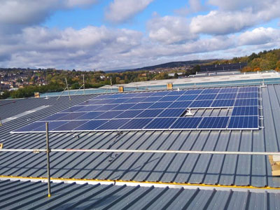 Solar PV on factory roof