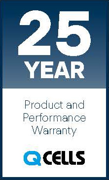 q-cells 25 year warranty logo