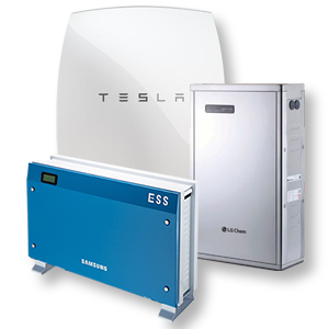 Range of Solar batteries